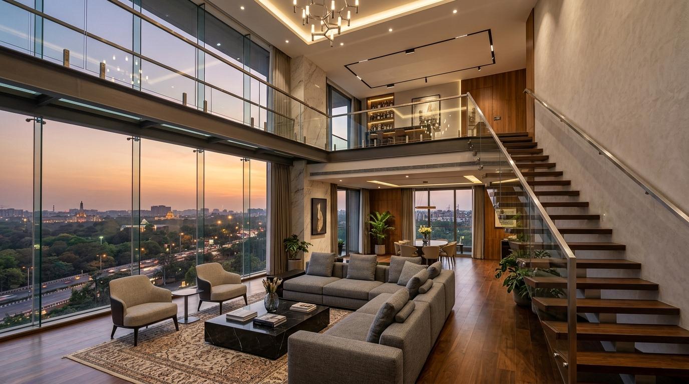 Bakcom Managed Wi-Fi for South Delhi Multi-Story Luxury Duplex Penthouse